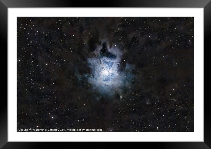 Iris Nebula Framed Mounted Print by Dominic Gareau