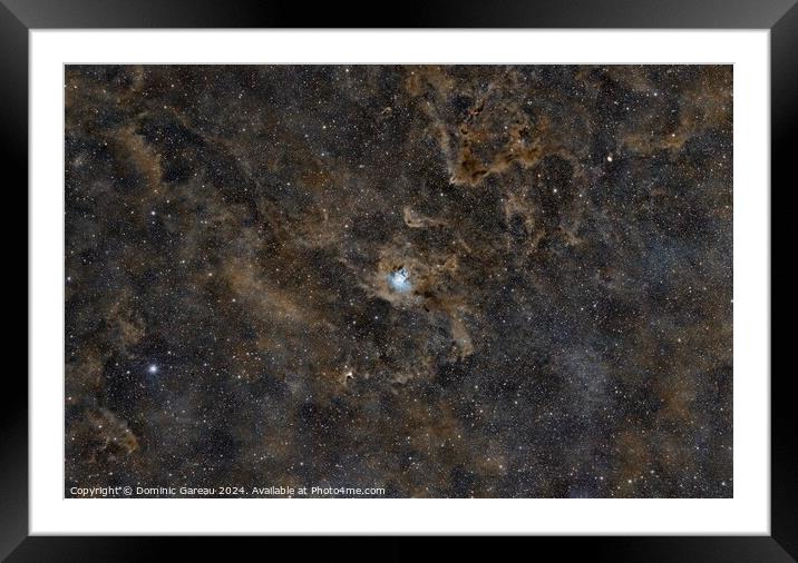 Iris Nebula Wide-Field Framed Mounted Print by Dominic Gareau