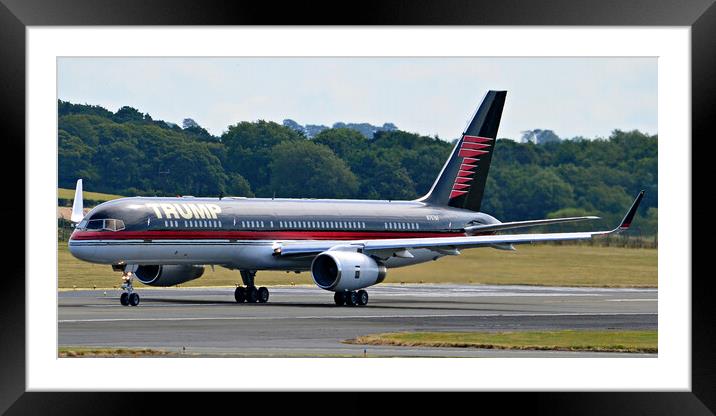 Trumo Organization Boeing 757 Framed Mounted Print by Allan Durward Photography