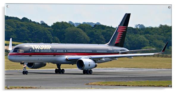 Trumo Organization Boeing 757 Acrylic by Allan Durward Photography