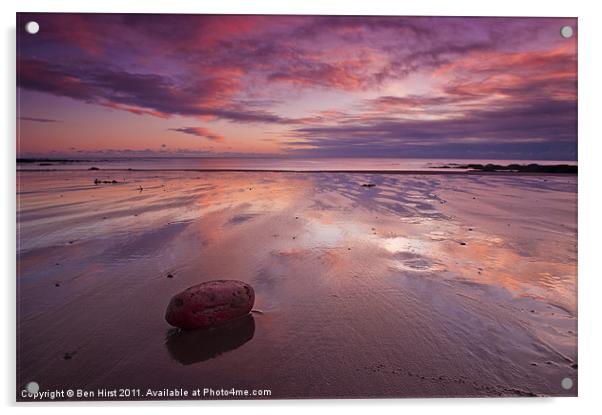 Easthaven at Sunrise Acrylic by Ben Hirst