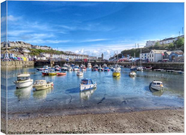 Porthleven Harbour  Canvas Print by Beryl Curran