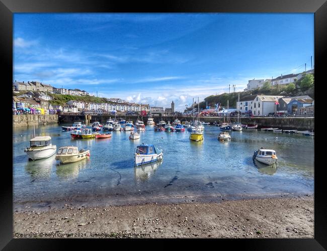 Porthleven Harbour  Framed Print by Beryl Curran