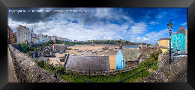 Harbour Haven - Discover Tenby's Maritime Magic Framed Print by Lee Kershaw