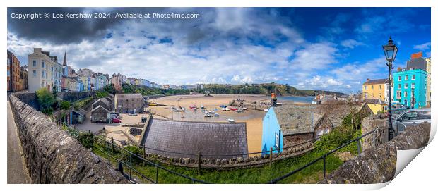 Harbour Haven - Discover Tenby's Maritime Magic Print by Lee Kershaw