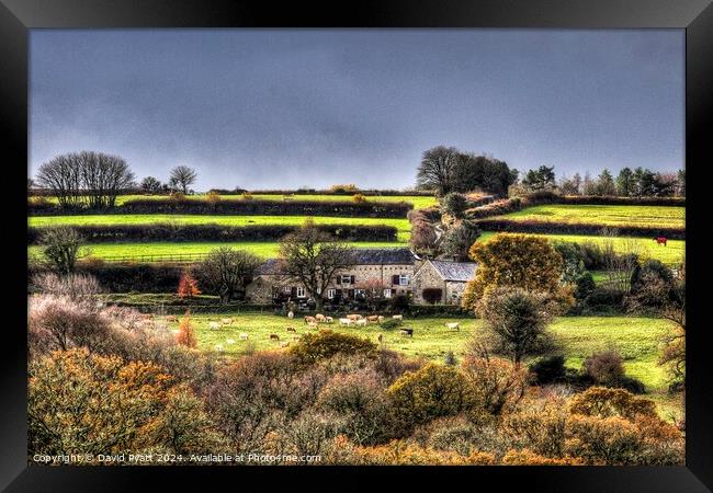 Dartmoor Hill Top Farm Framed Print by David Pyatt