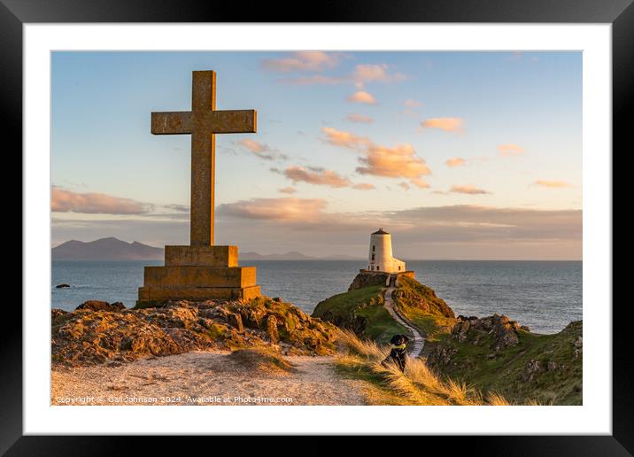 Sunset on llandwyn Island Anglesey  Framed Mounted Print by Gail Johnson