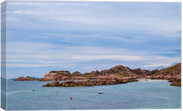 Isle of Mull Rocky Coast in Scottish Hebrides Canvas Print by Pearl Bucknall