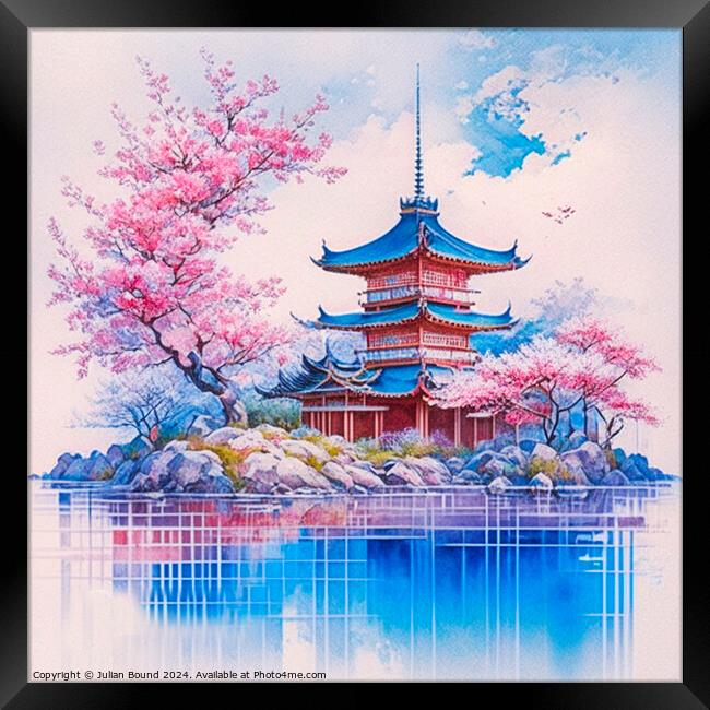 Peace in Spring Framed Print by Julian Bound