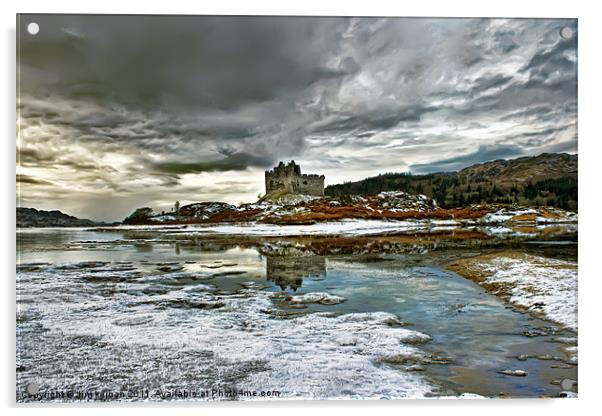 Castle Tioram Acrylic by Jim kernan