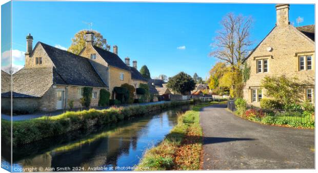 Cotswolds Village Canvas Print by Alan Smith