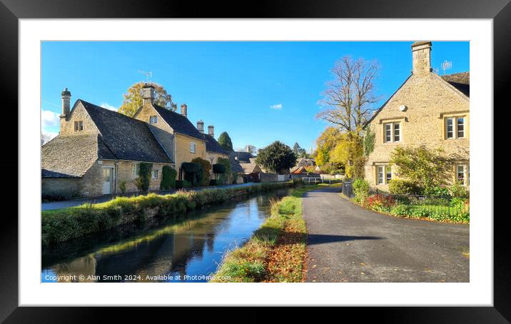 Cotswolds Village Framed Mounted Print by Alan Smith