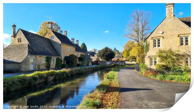 Cotswolds Village Print by Alan Smith