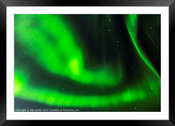 The Aurora Framed Mounted Print by Alan Smith