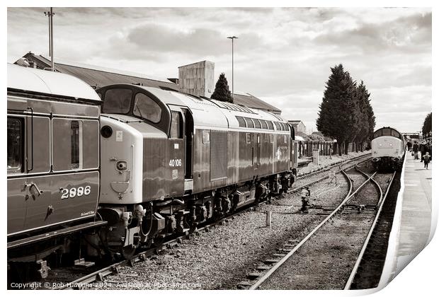 Classic Traction at Kidderminster Print by Rob Hawkins