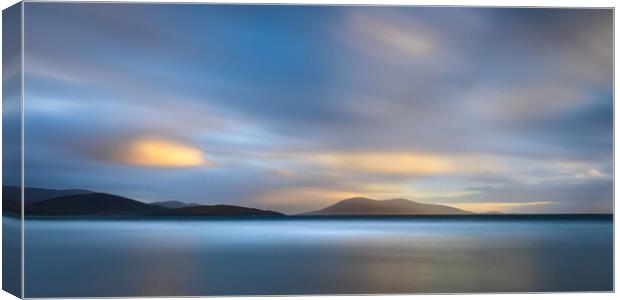 Beautiful Sunset Outer Hebrides  Canvas Print by Phil Durkin DPAGB BPE4