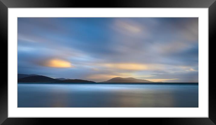 Beautiful Sunset Outer Hebrides  Framed Mounted Print by Phil Durkin DPAGB BPE4