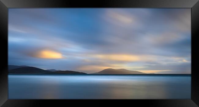 Beautiful Sunset Outer Hebrides  Framed Print by Phil Durkin DPAGB BPE4