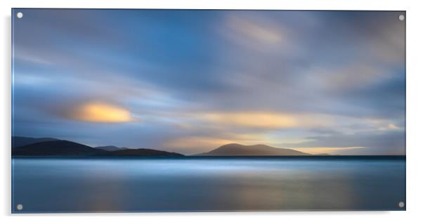 Beautiful Sunset Outer Hebrides  Acrylic by Phil Durkin DPAGB BPE4