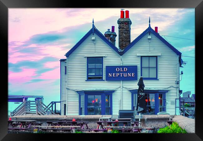 The Old Neptune Whitstable  Framed Print by Alison Chambers