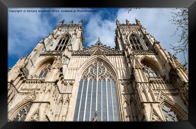 York Minster Framed Print by Richard Wareham