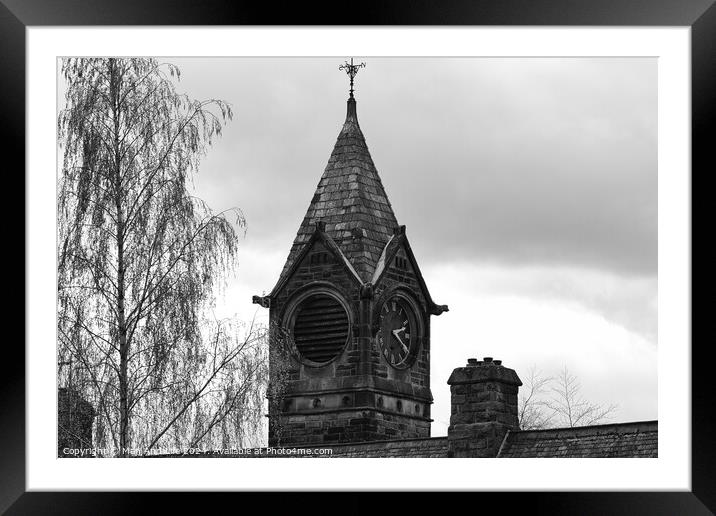 Vintage Church Steeple and Clock in Harrogate, North Yorkshire Framed Mounted Print by Man And Life