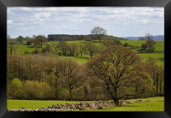Verdant Countryside Panorama in North Yorkshire, England Framed Print by Man And Life