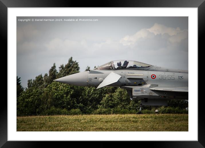 Eurofighter typhoon FGR4  Framed Mounted Print by Daniel Harrison