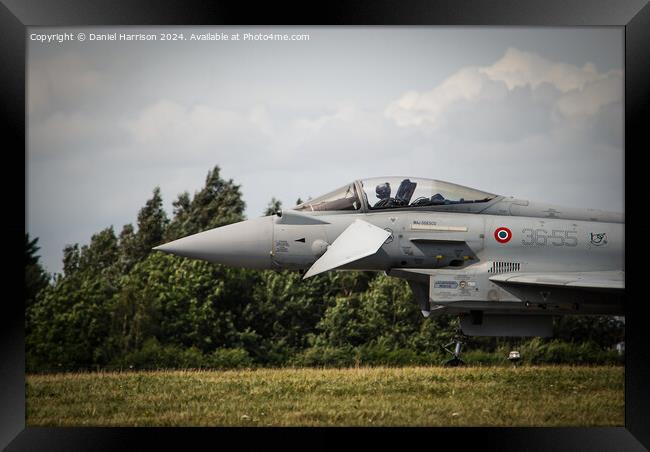 Eurofighter typhoon FGR4  Framed Print by Daniel Harrison