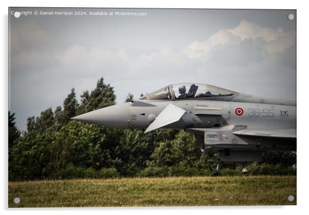 Eurofighter typhoon FGR4  Acrylic by Daniel Harrison