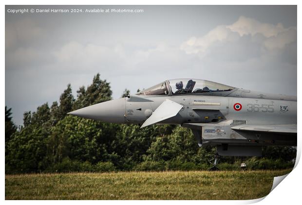 Eurofighter typhoon FGR4  Print by Daniel Harrison