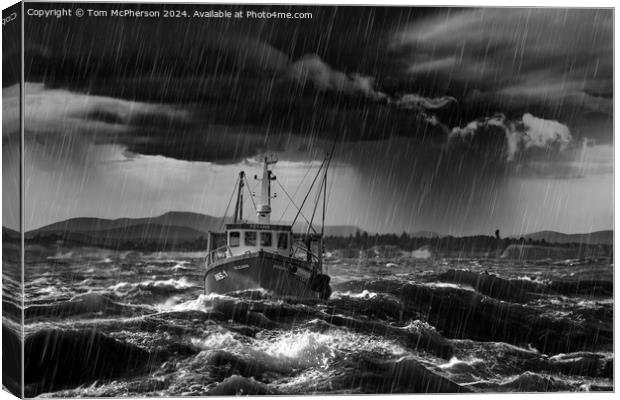 Oceana in the storm Canvas Print by Tom McPherson