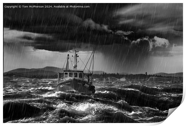 Oceana in the storm Print by Tom McPherson