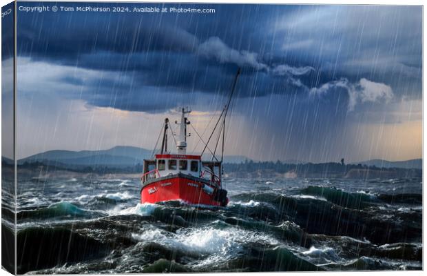 Oceana in the storm Canvas Print by Tom McPherson