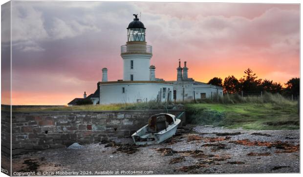 Chanonry Point Lighthouse Canvas Print by Chris Mobberley