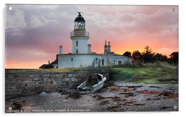 Chanonry Point Lighthouse Acrylic by Chris Mobberley