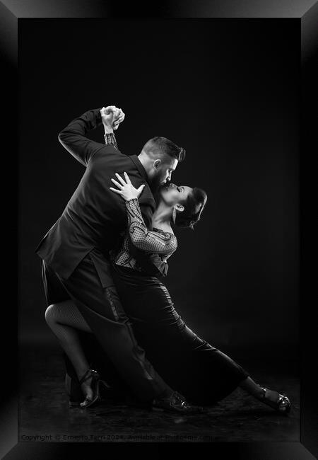 Tango couple Framed Print by Ernesto Terri