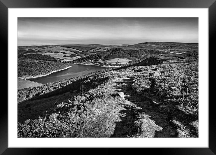 Peak District, Ladybower View Framed Mounted Print by Darren Galpin
