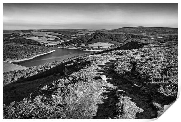 Peak District, Ladybower View Print by Darren Galpin
