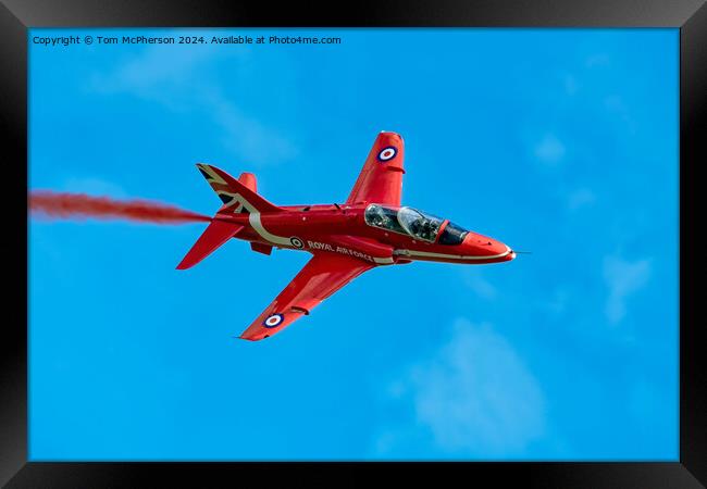 The Red Arrows Framed Print by Tom McPherson