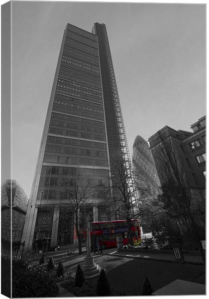 Heron Tower London Canvas Print by David French
