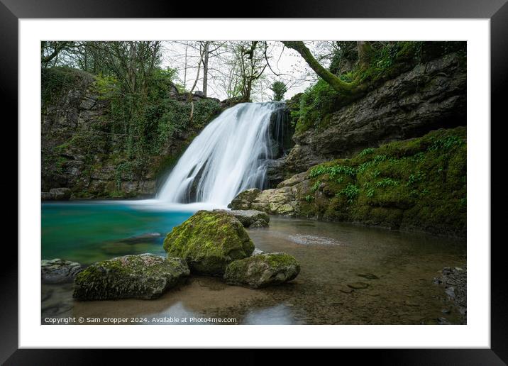 Chasing waterfalls  Framed Mounted Print by Sam Cropper