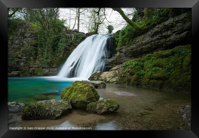 Chasing waterfalls  Framed Print by Sam Cropper