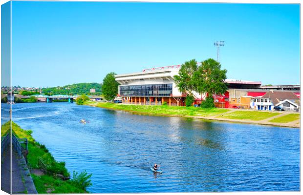 Nottingham Forest FC Canvas Print by Alison Chambers