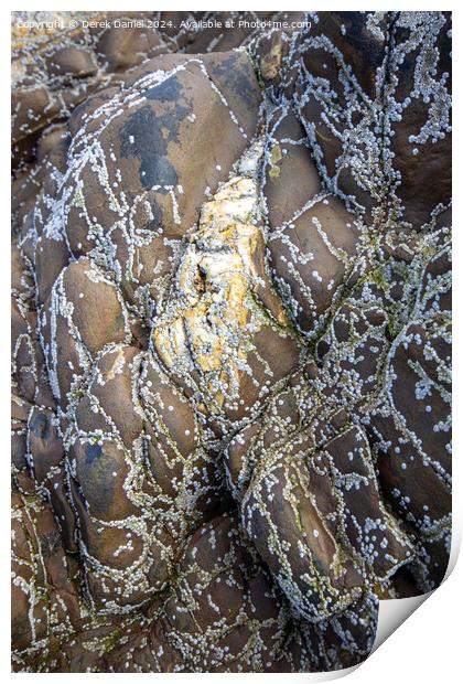 Rock Textures Print by Derek Daniel