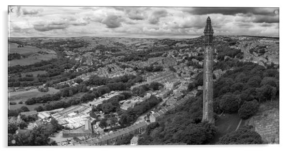 Wainhouse Tower Acrylic by Apollo Aerial Photography
