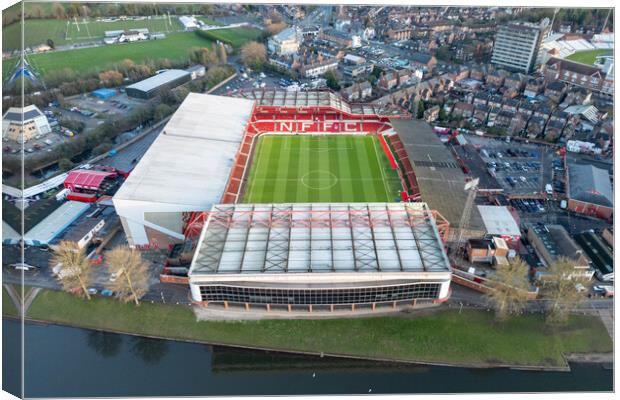  Nottingham Forest FC Canvas Print by Apollo Aerial Photography