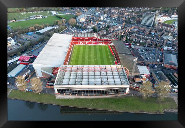  Nottingham Forest FC Framed Print by Apollo Aerial Photography