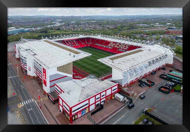 bet365 Stadium Framed Print by Apollo Aerial Photography