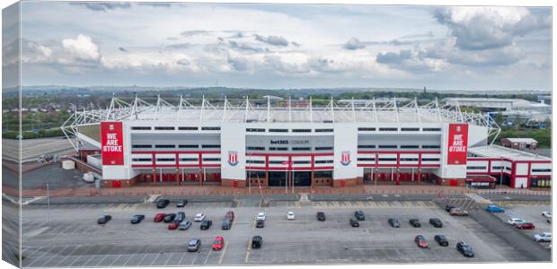Stoke City Football Club Canvas Print by Apollo Aerial Photography